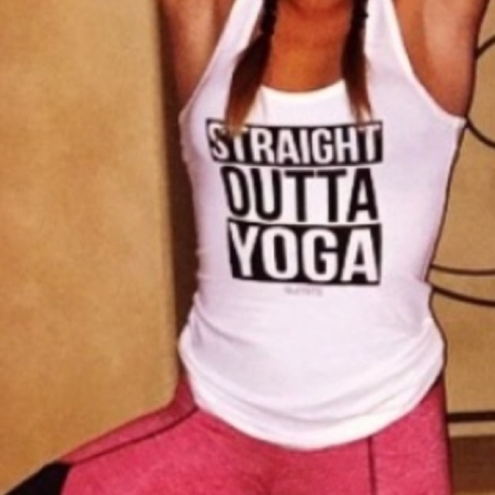 Soulful Tribe | Navy Straight Outta Yoga Tank